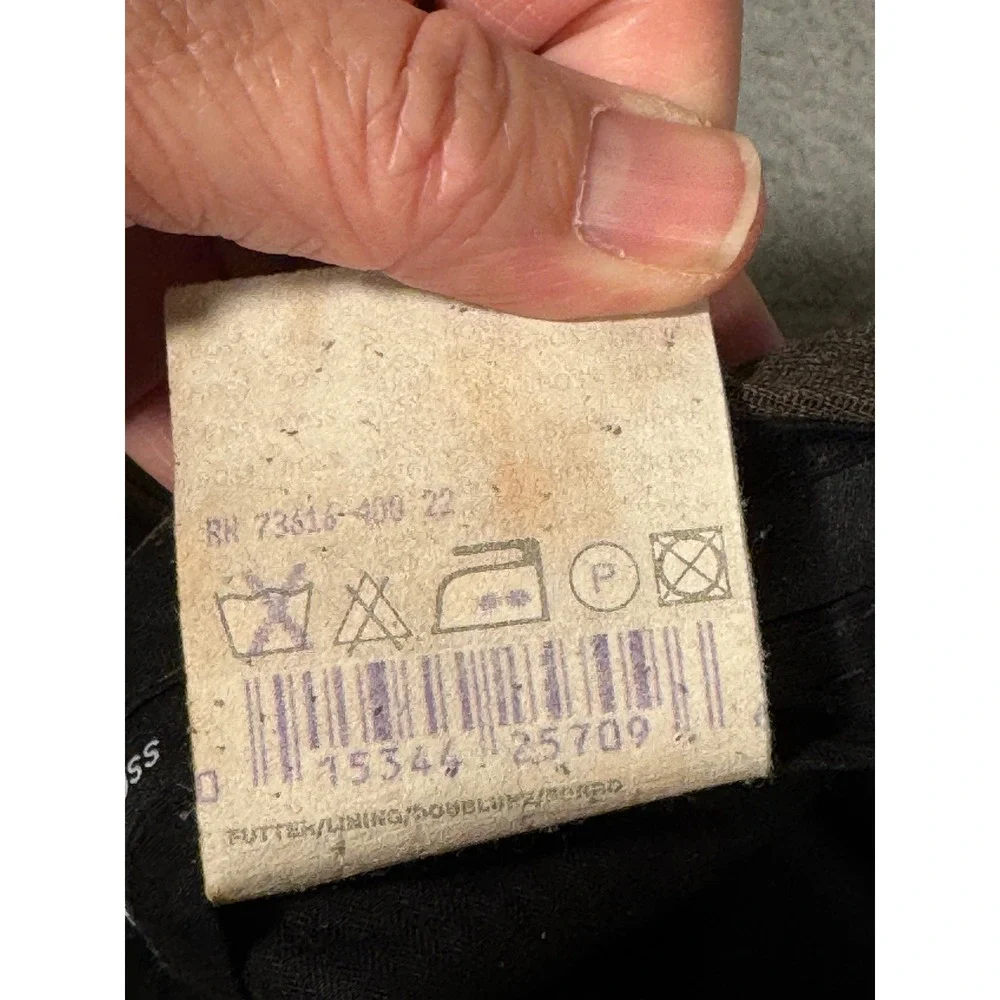 Hugo Boss Mens Brown 100% Virgin Wool Pleated Dress Pants Straight Leg 34x30 - Picture 4 of 7